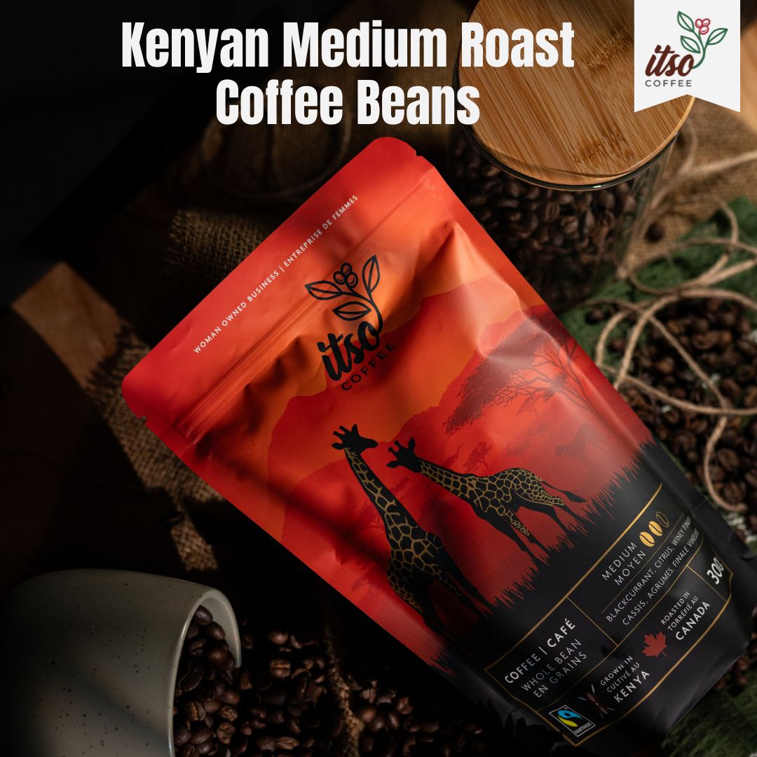 Premium Kenyan Medium Roast Coffee Beans - 300 G