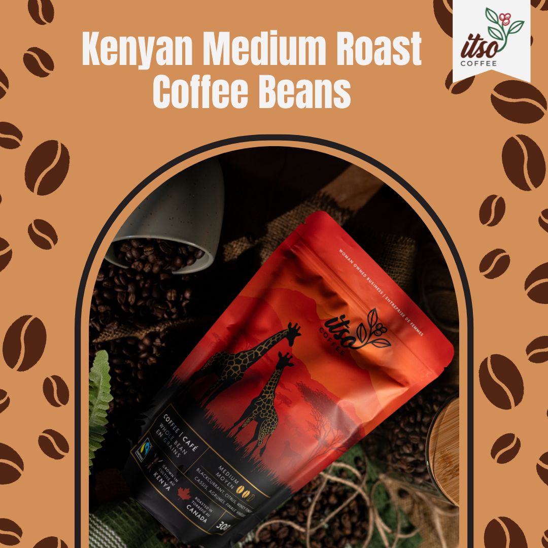 Premium Kenyan Medium Roast Coffee Beans - 300 G