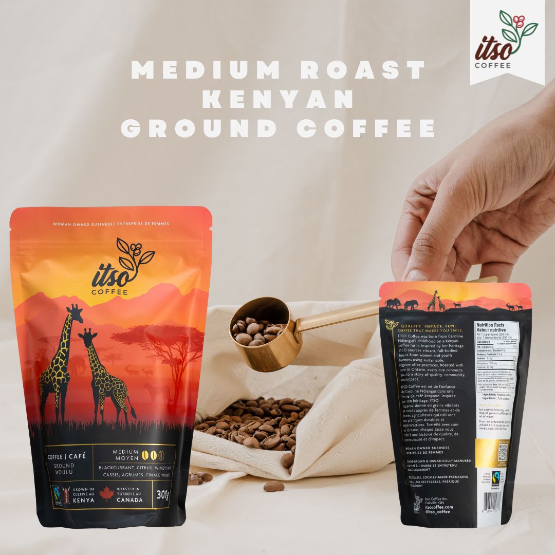 Premium Medium Roast Kenyan Ground Coffee - 300 G