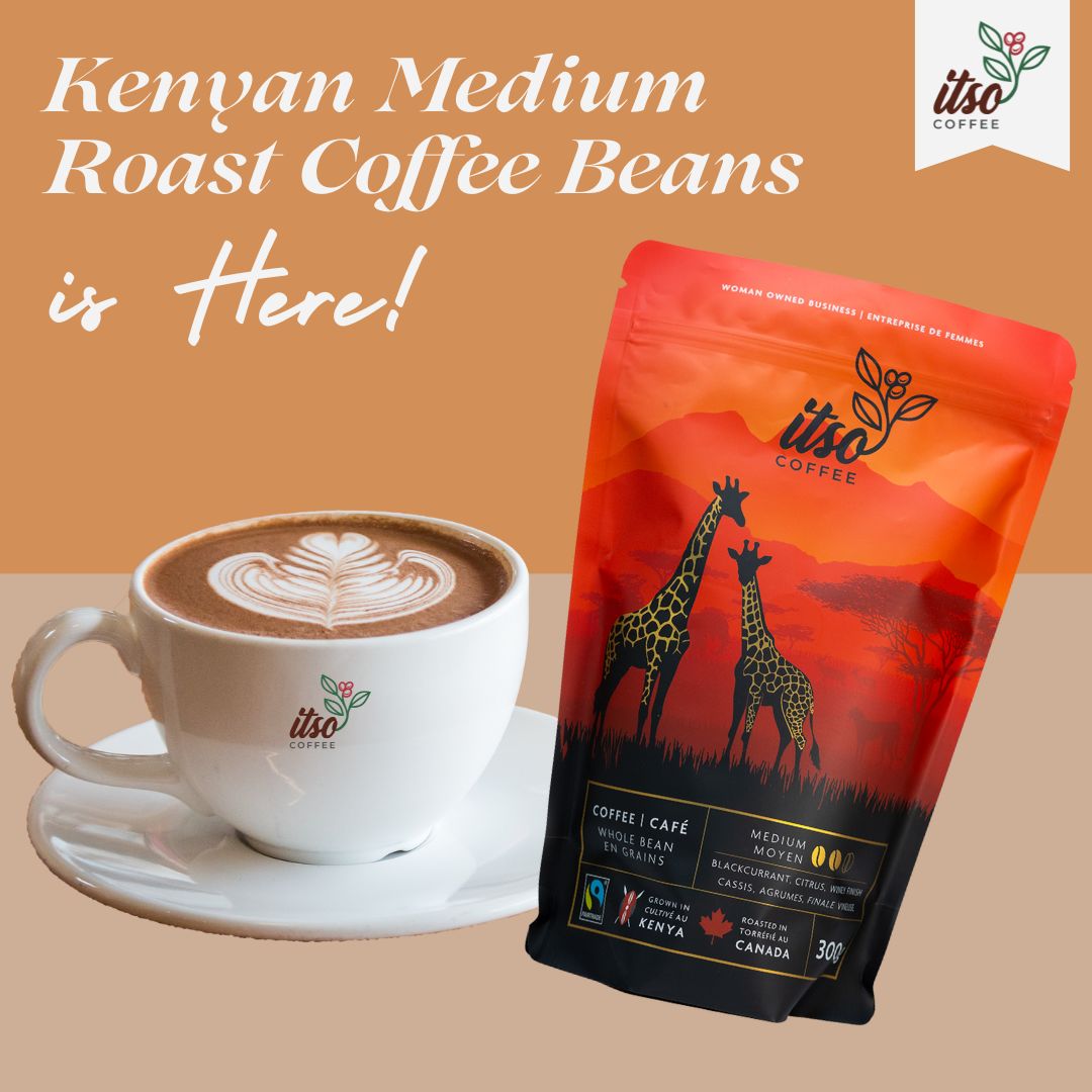 Premium Kenyan Medium Roast Coffee Beans - 300 G
