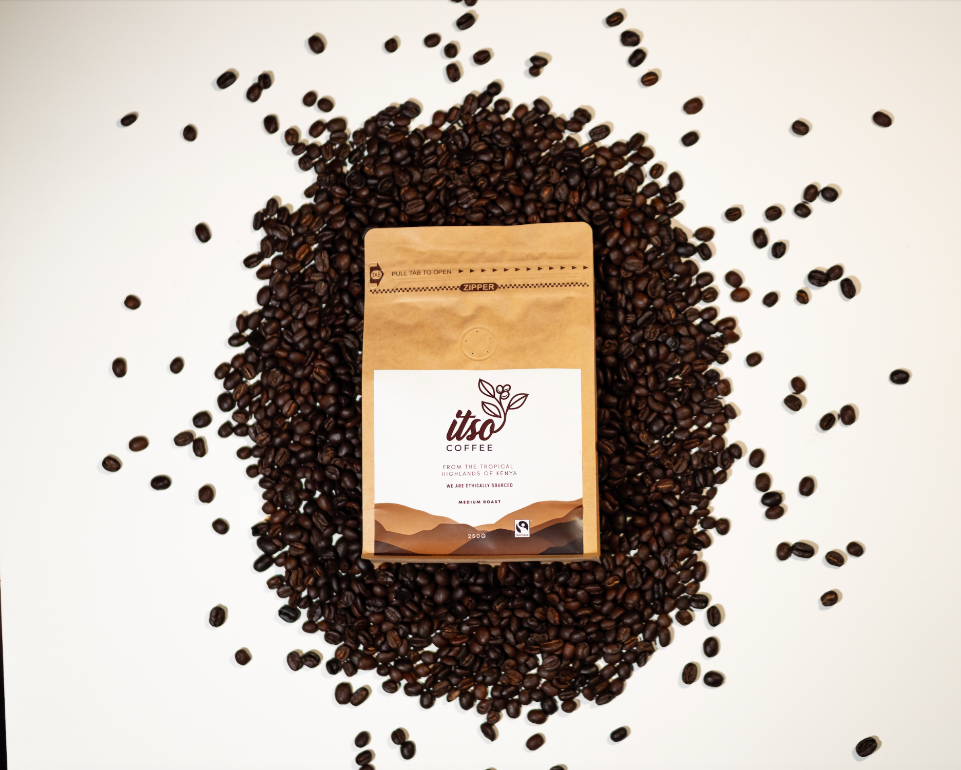 Premium Medium Roast Kenyan Ground Coffee - 250 G